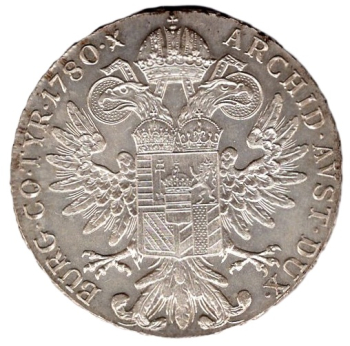 Austria 1 Thaler (SF) – Maria Theresa Thaler 1780 – Silver Coin Restrike