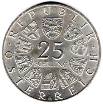 Österreich 25 Schilling 1971 Wiener Börse