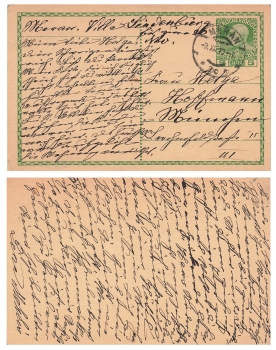 Austria 5 Heller postal stationery o Meran 2.11.1910 to Munich
