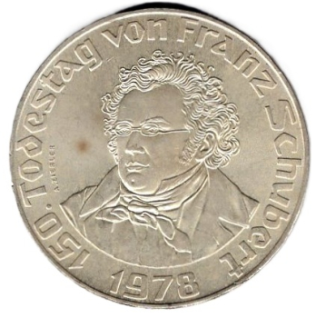 Oesterreich 50 Schilling 1978 150 Todestag von Franz Schubert