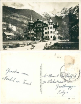 Oetz Hotel "Drei Mohren" Triol o 21.8.1952
