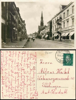 Offenburg Hauptstrasse o 10.10.1929