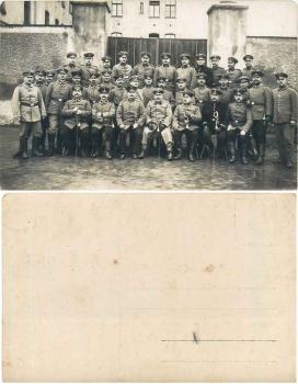 Deutsche Soldaten Gruppenfoto 1. WK. Echtfoto * ca. 1915Offizierskorps 1. WK Echtfoto * ca. 1915
