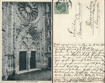 57462 Olpe Westfalen Pfarrkiche o 19.5.1913