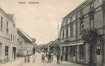 01990 Ortrand Dresdnerstrasse * um 1920