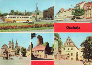 04758 Oschatz Sachsen  Mehrbildkarte o 1981