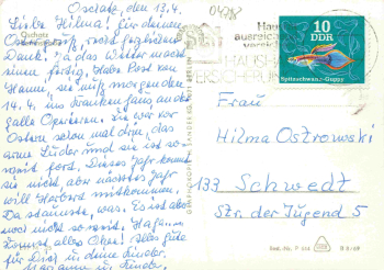 04758 Oschatz Sachsen Leninstrasse o 1977