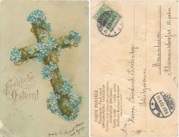Easter embossed greeting card o 11.4.1903