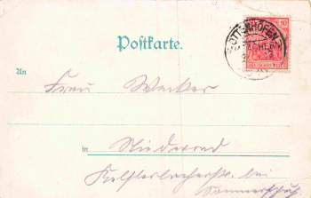 77883 Ottenhöfen Gasthof zum Wagen Litho o um 1905