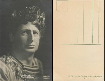 Otto Eggerth Royal Court Theater Hahn Photo Dresden 1907
