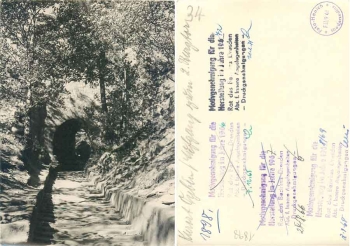 02797 Oybin Kurort Ascent to the castle gate Print template *1966 Hanich1898
