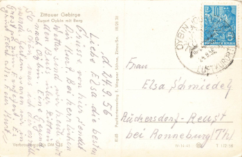 02797 Oybin Zittauer Gebirge o 1956