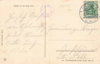 02797 Oybin Zittauer Gebirge o 1908