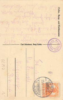 02797 Oybin Zittauer Gebirge Ruine o 1917