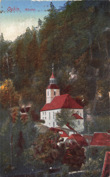 02797 Oybin Zittauer Gebirge Kirche * um 1920