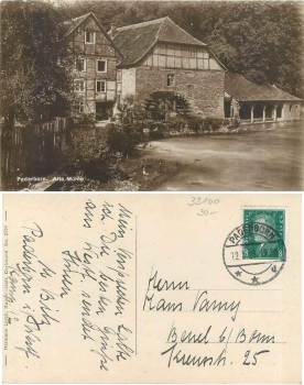 Paderborn Alte Mühle o 12.8.1929