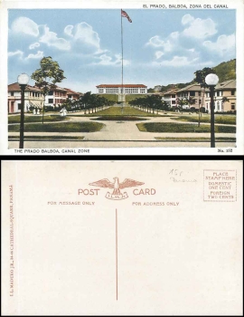 Panama Canal Zone Balboa Prado  * ca.1920