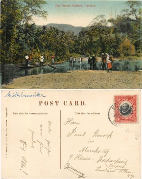Panama Canal Zone, Rio Pinnas Natives, o ca. 1910