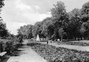 Pankow Berlin Bürgerpark alte Ansichtskarte o 1973
