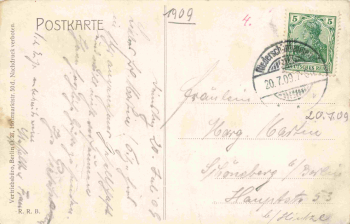 Pankow Berlin Restaurants „Zum Schlosspark“ alte Ansichtskarte o 1909