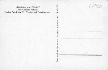 01920 Panschwitz-Kuckau Klosterkirche St. marienstern Innenansicht * um 1930