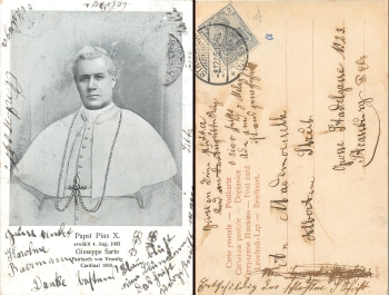 Papst Pius X. Giuseppe Sarto o 8.12.1905