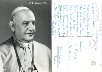 Pope S.S. Giovanni XXIII gebr. 1958