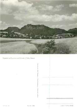 01824 Papstdorf und Gohrisch Sächsische Schweiz *1962 Hanich1552