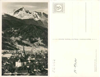 82467 Partenkirchen gegen Alpspitze *1935