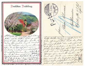 German Spring postage stamp o May 1, 1915 