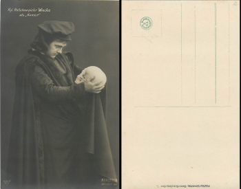 Paul Wiecke  Kgl. Hofschauspieler Dresden Foto Herzfeld 1910