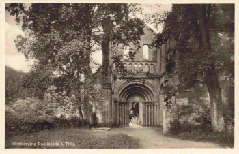 Paulinzella Klosterruine * 1936