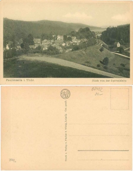 07426 Paulinzella Königsee von der Spittelsleite  *ca. 1920