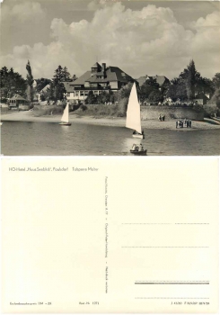 01744 Paulsdorf Hotel "HausSeeblick" Talsperre Malter *1960 Hanich1271