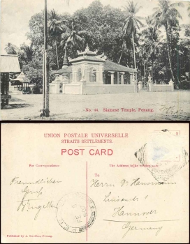 Penang Siamese Temple o 8.2.1907