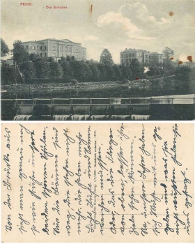 09322 Penig Saxony school br. 1919
