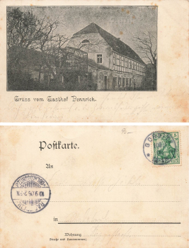 Pennrich Dresden Gasthof o 1906