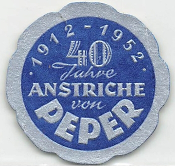 Peper Paints 40 Years 1952 Vignette