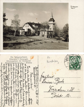 Petersdorf Riesengebirge Schlesien Dr. Wagnerheim Piechowice o 1935