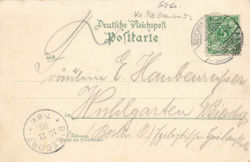 Peterswalda Eulengebirge Schlesien Pieszyce Litho o 1898