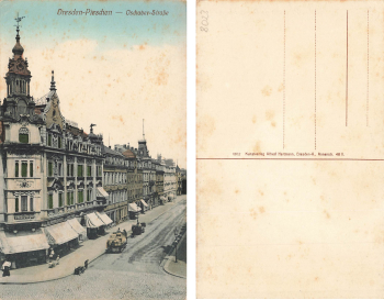 Pieschen Dresden Oschatzer Strasse Geschaeft Fritze Fanger * um 1910