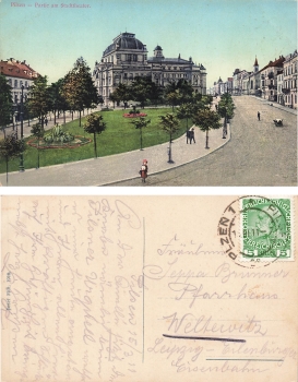 Pilsen City Theater Bohemia o 1910