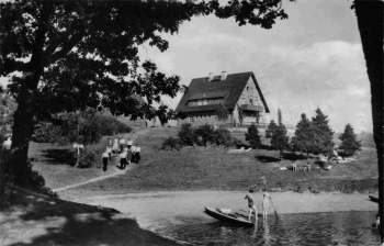 Warmbad Wiesenbad Erzgebirge Neudorfer Weg o 1910