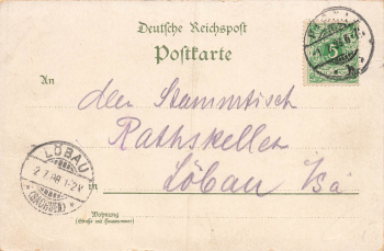 01796 Pirna Elbe Bahnhof Litho o 1898