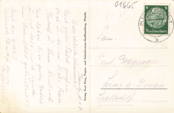Planitz Sachsen Zwickau Rathaus o 1941