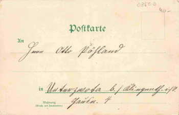 Plauen Vogtland Studentica Litho Bruno Bürger 367 gebraucht 1897