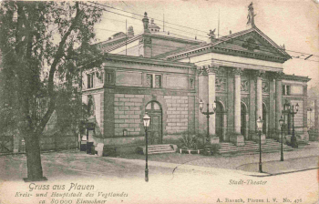 Plauen Vogtland Theater * um 1900
