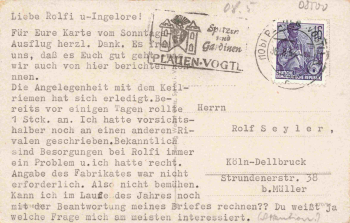 Plauen Vogtland Krankenhaus o 1954