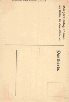 Plauen Vogtland Margaretentag 1911 Jugendstil Künstlerkarte Söllner *