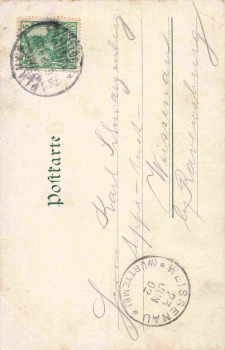 Plauen Vogtland Kaiser-Wilhelm-Denkmal Moltke-Denkmal Bismarck-Denkmal o 1902